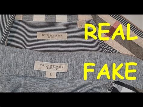 burberry brit polo shirt real vs fake|burberry brit jacket identification.